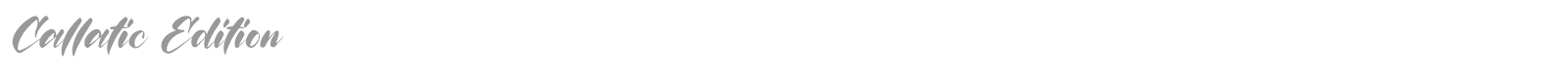 Callatic Edition font preview